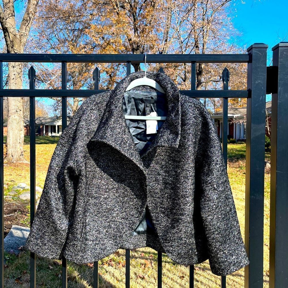 J Crew Collection Metallic Mohair Tweed Jacket NWT